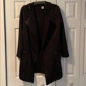 Soybu Hooded Black Jacket